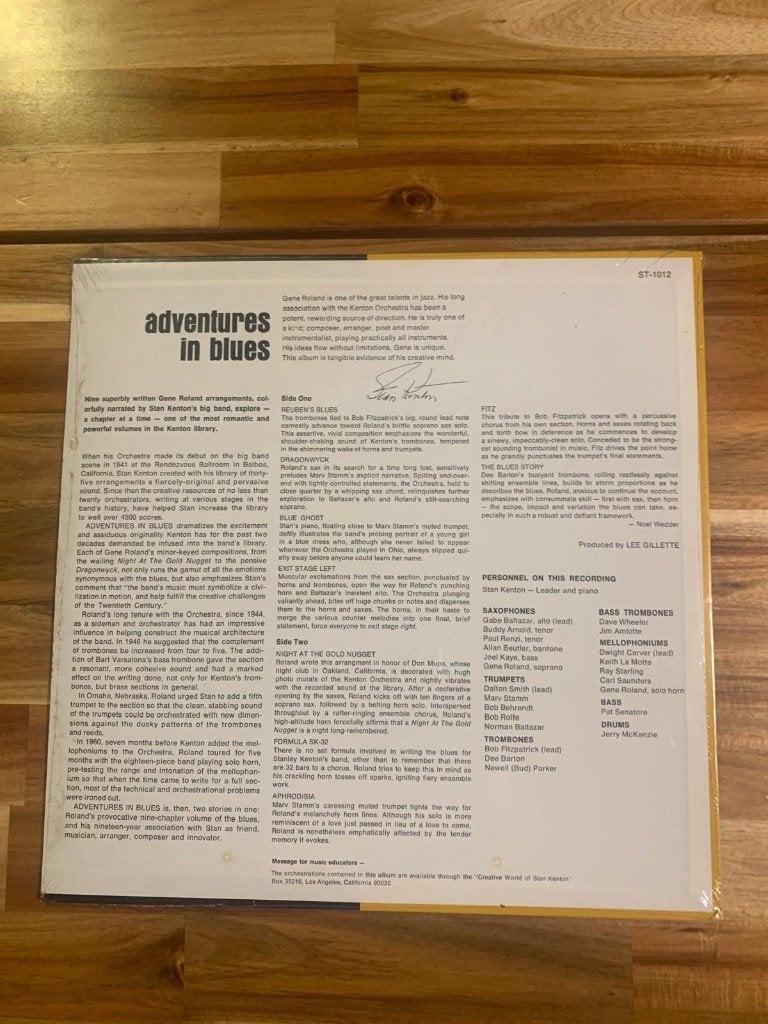 Stan Kenton – Adventures in Blues LP | ST-1012 | ongeopend