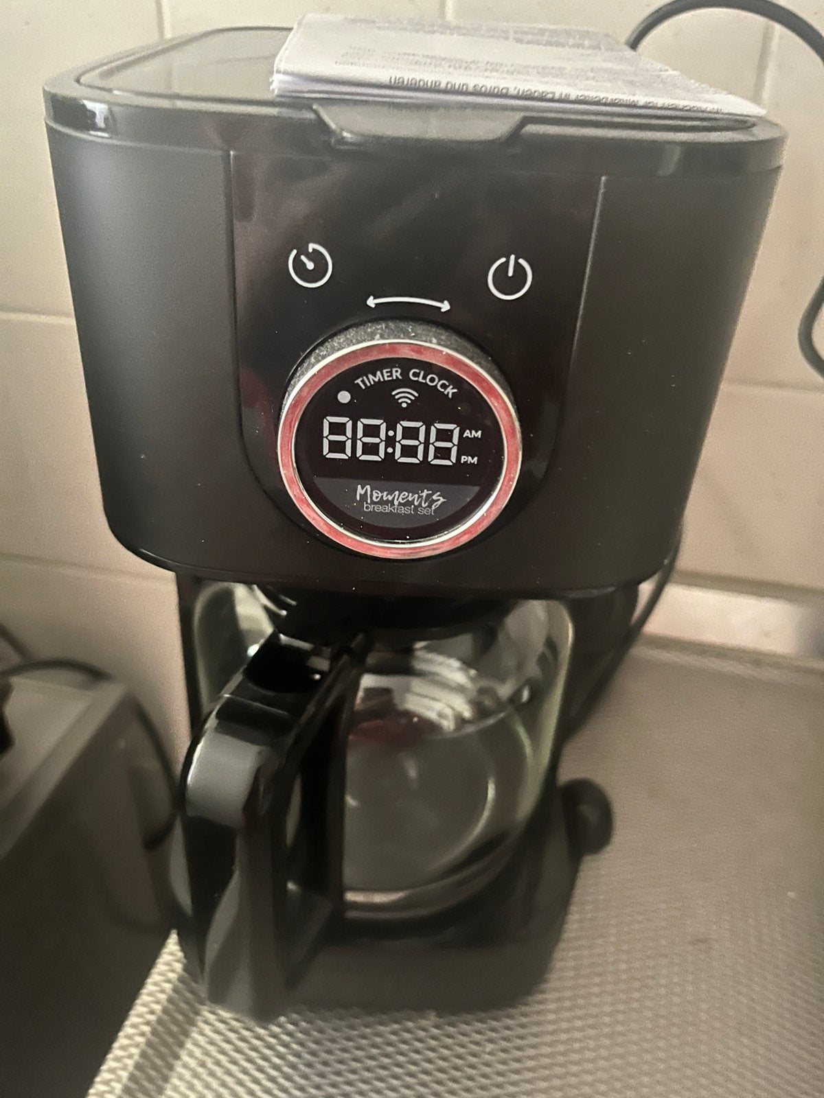 Koffiezetapparaat, Huis en Inrichting, Keuken | Keukenbenodigdheden, Ophalen of Verzenden, Zo goed als nieuw, Zwart