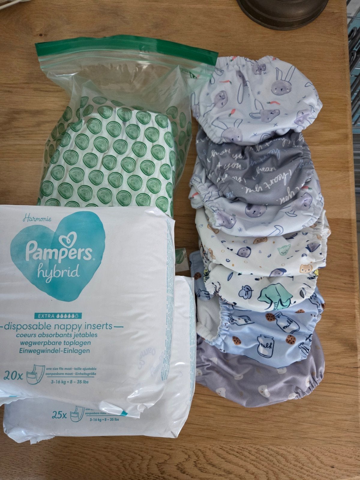 Gratis!Pampers hybrid 56 wegwerpbare toplagen en 7 broekjes, Ophalen of Verzenden, Nieuw, Overige typen