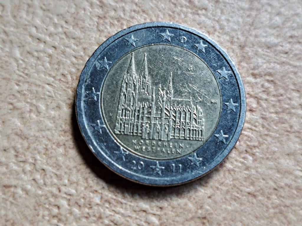 2 euro cc Duitsland 2011 Dom van Keulen (G), Postzegels en Munten, Munten | Europa | Euromunten, Ophalen of Verzenden, Duitsland
