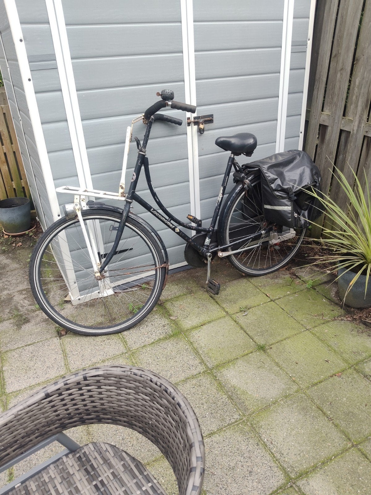 dames fiets rijd goed, Fietsen en Brommers, Ophalen of Verzenden, Gebruikt, Terugtraprem, Locomotief