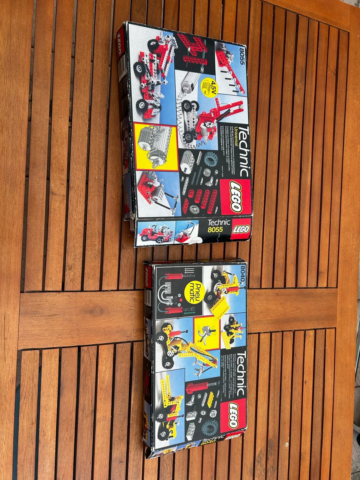 LEGO Technic 8055 Universal & 8040 Pneumatic Sets, Ophalen, Gebruikt