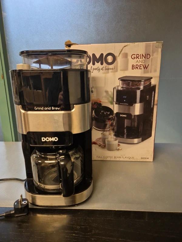 Domo DO721K Koffiemachine met bonenmaler, Domo, -, -, Ophalen of Verzenden