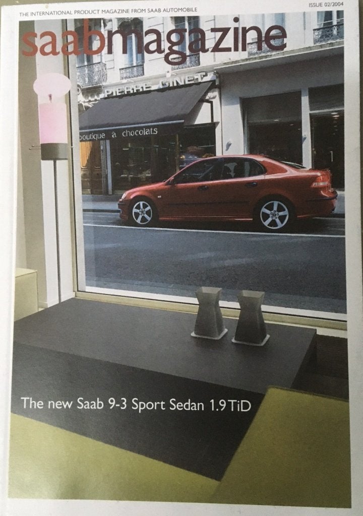 Saabmagazine. Saab 9.3. Sport. Sedan. Engels van april 2004., Ophalen of Verzenden, Nieuw, Overige merken