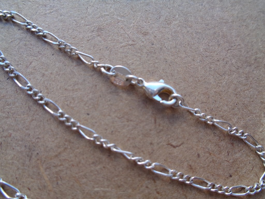 zilveren lange schakel ketting [410], Verzenden, Zo goed als nieuw, Zilver, Zilver