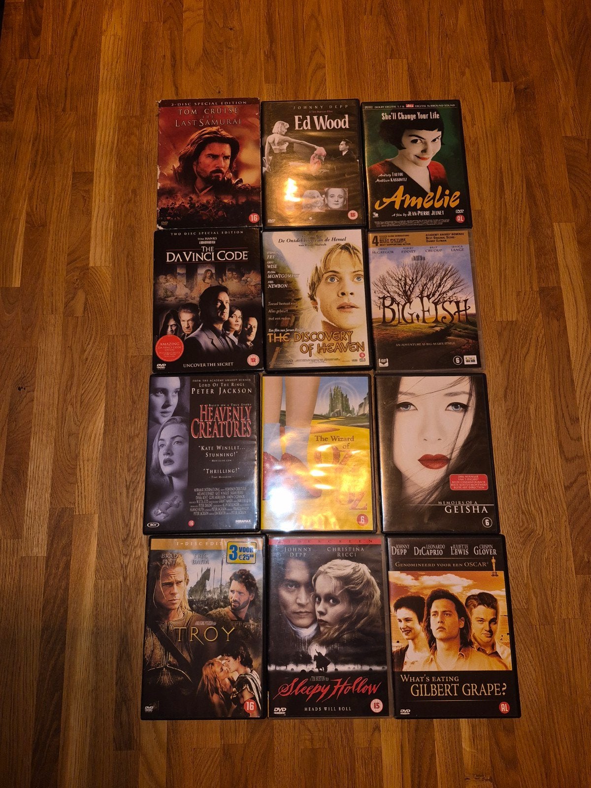 12 DVD's Tim Burton fimhuis e.a., Cd's en Dvd's, Vanaf 16 jaar, Nederlands, Ophalen of Verzenden, Inclusief doosje