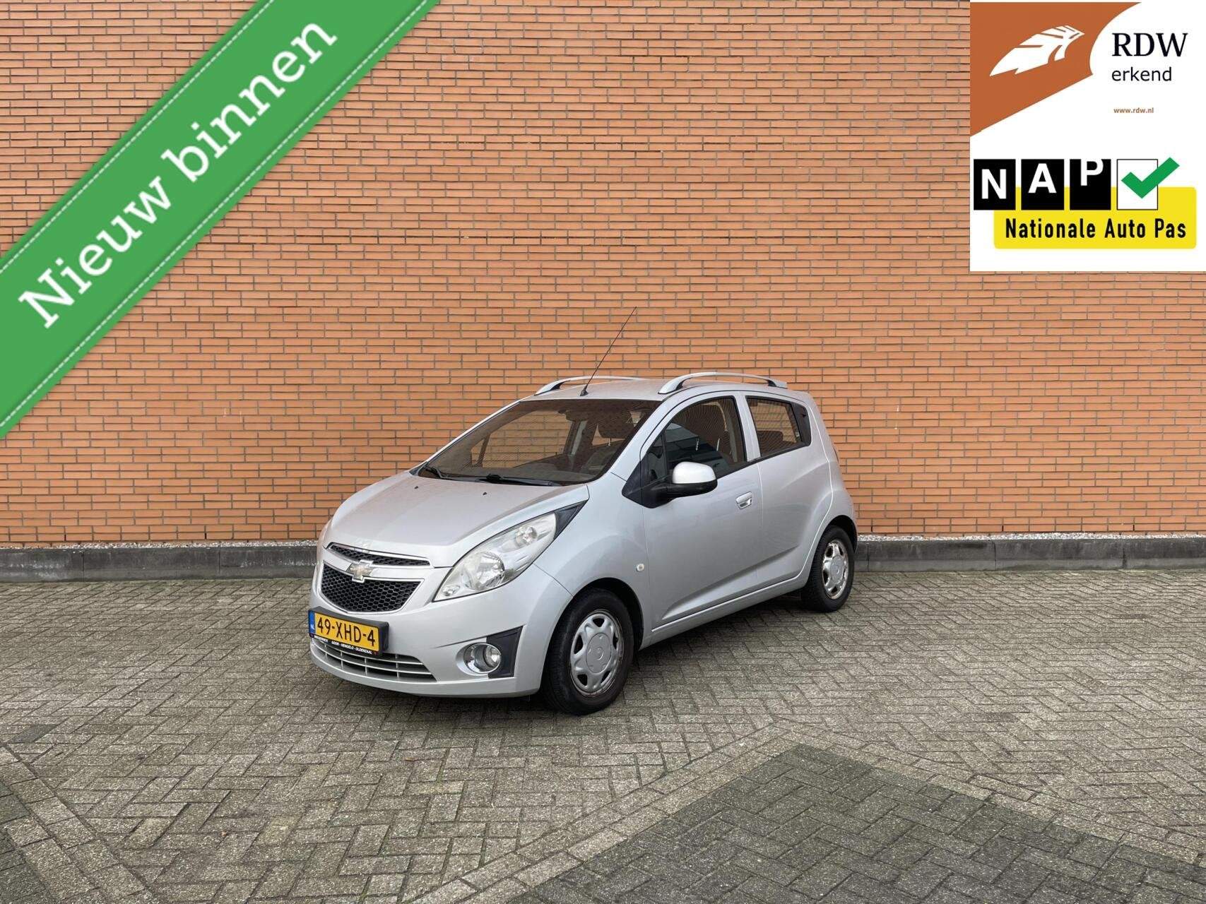 Chevrolet Spark 1.0 Bi-Fuel 2012 153DKM | NAP | AIRCO | APK, Auto's, Euro 5, 15 km/l, 4 cilinders, Origineel Nederlands