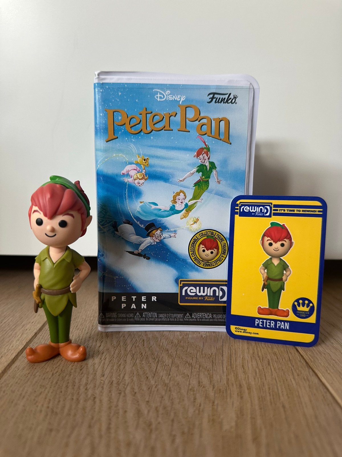 Funko Rewind Disney Peter Pan Figuur met Kaart, Ophalen of Verzenden, Zo goed als nieuw