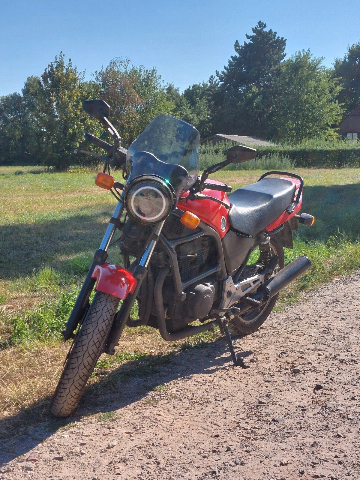 Honda CB450S, Ophalen, Gebruikt