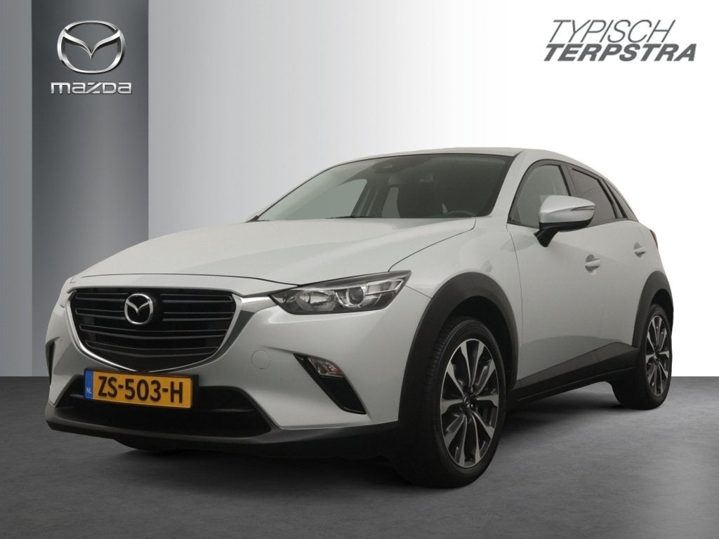 Mazda CX-3 SKYACTIV-G 120 Sport Selected (bj 2019), Auto's, Mazda, Stof, 4 cilinders, Wit, Origineel Nederlands