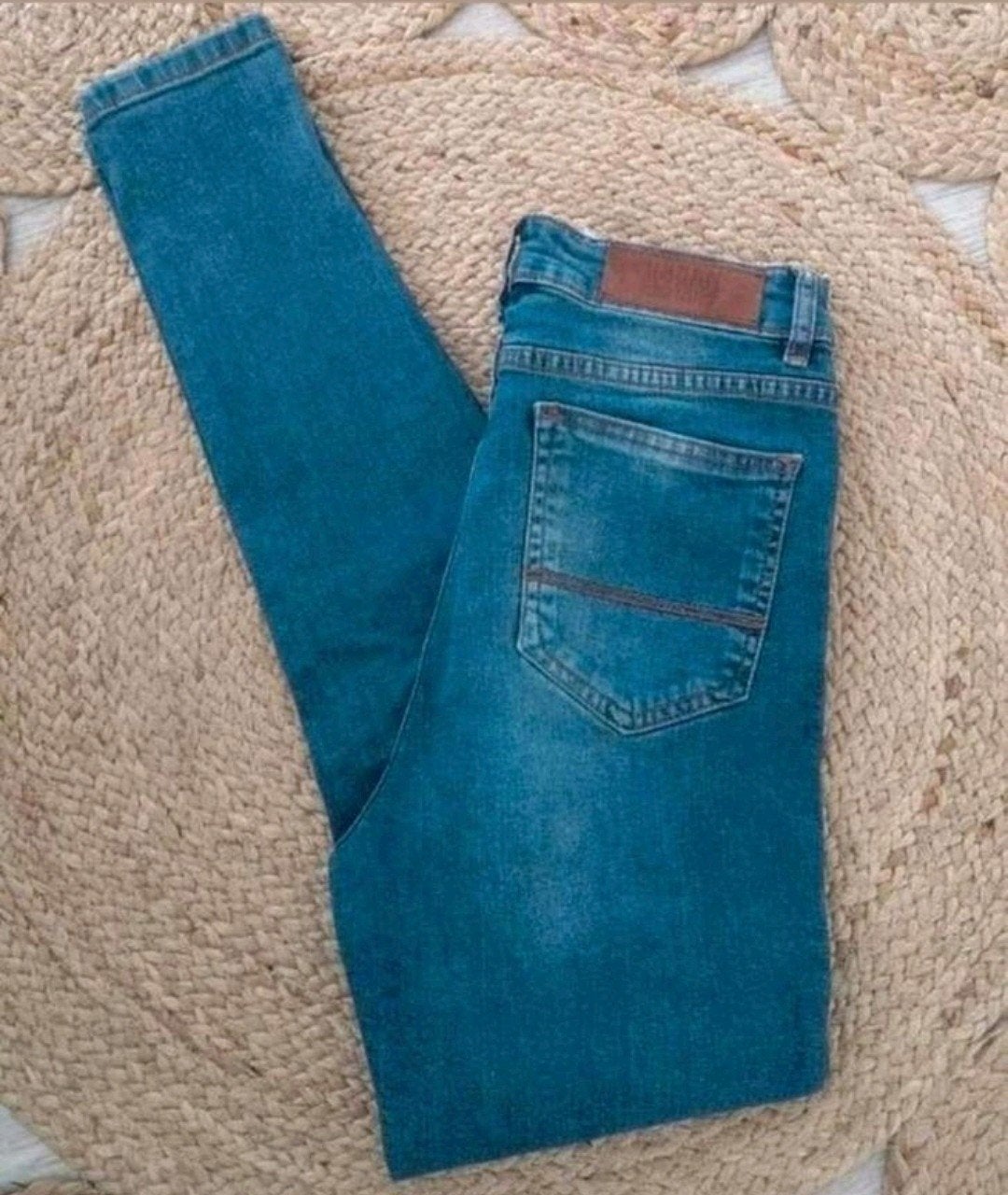 Urban Classics high waist jeans ZGAN 27/32, Blauw, Urban Classics, Ophalen of Verzenden, Zo goed als nieuw
