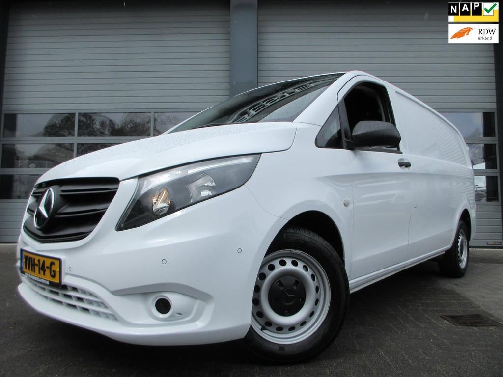 Mercedes-Benz Vito 114cdi Lang Automaat, Navigatie, Camera,, Gebruikt, Euro 6, 4 cilinders, Wit