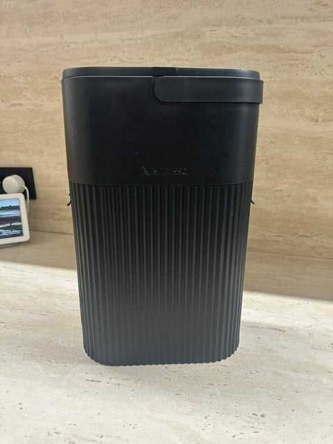 Recycle container van Nespresso (nieuwstaat, zwart), Overige typen, Nespresso, Ophalen of Verzenden, Zo goed als nieuw