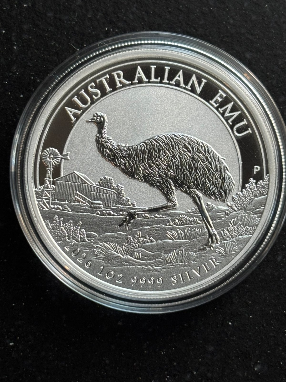 1oz EMU 2026 - tuvalu .9999 zilveren munt perth mint, Ophalen of Verzenden, Zilver