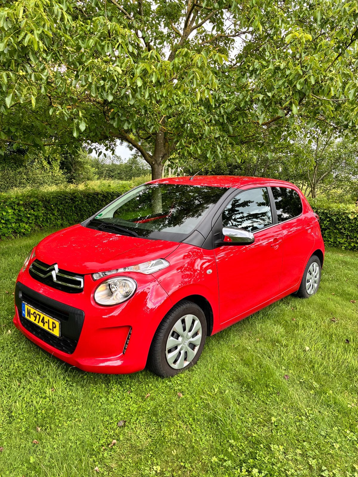 Citroën C1 1.0 VTi 72PK S&S 5D 2021 Rood, Auto's, Citroën, 4 stoelen, C1, Origineel Nederlands, Handgeschakeld