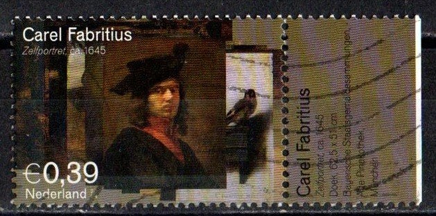 Nederland nr. 2286 Carel Fabritius 2004 gestempeld, Postzegels en Munten, Postzegels | Nederland, Verzenden, Na 1940, Gestempeld