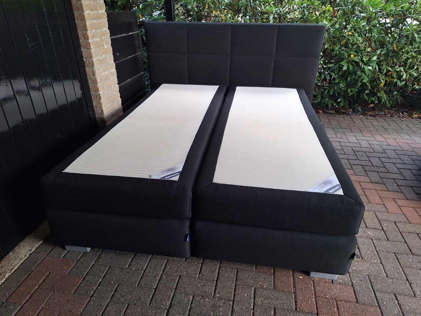 Karlsson boxspring Vildår extra - 160x210 cm, Gebruikt, 210 cm, Tweepersoons, Ophalen of Verzenden