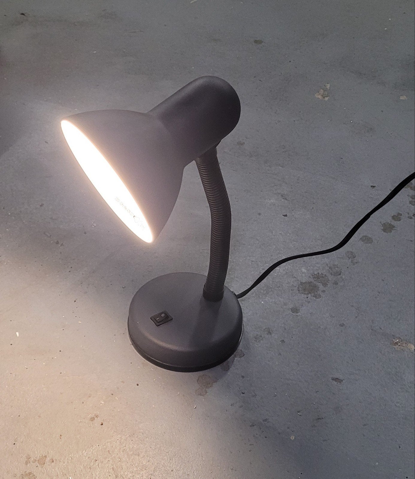 bureau lamp, Ophalen, Bureaulamp, Zo goed als nieuw, Grijs