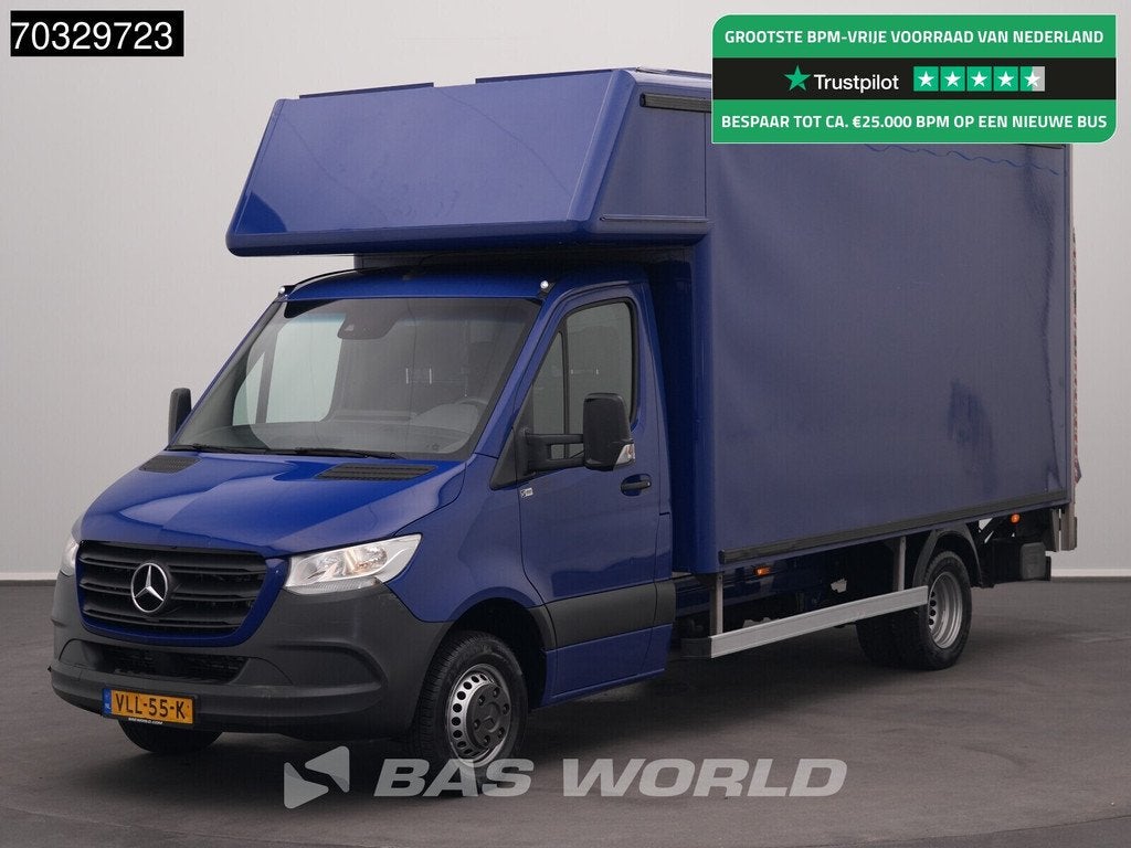 Mercedes Sprinter 516 CDI Laadklep Automaat Dubbellucht Zijd, Auto's, Automaat, Gebruikt, Euro 6, 4 cilinders