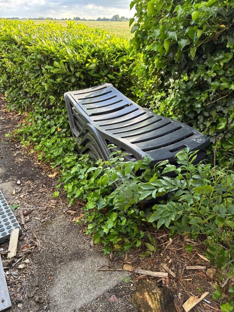 Ligbed, Tuin en Terras, Ligbedden, Ophalen, Zo goed als nieuw, Aluminium