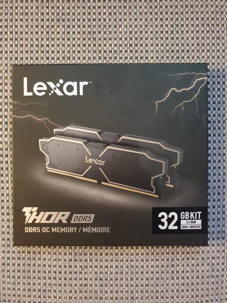 Lexar Thor OC DDR5 32GB 6000mhz, 32 GB, Ophalen of Verzenden, Zo goed als nieuw, Desktop