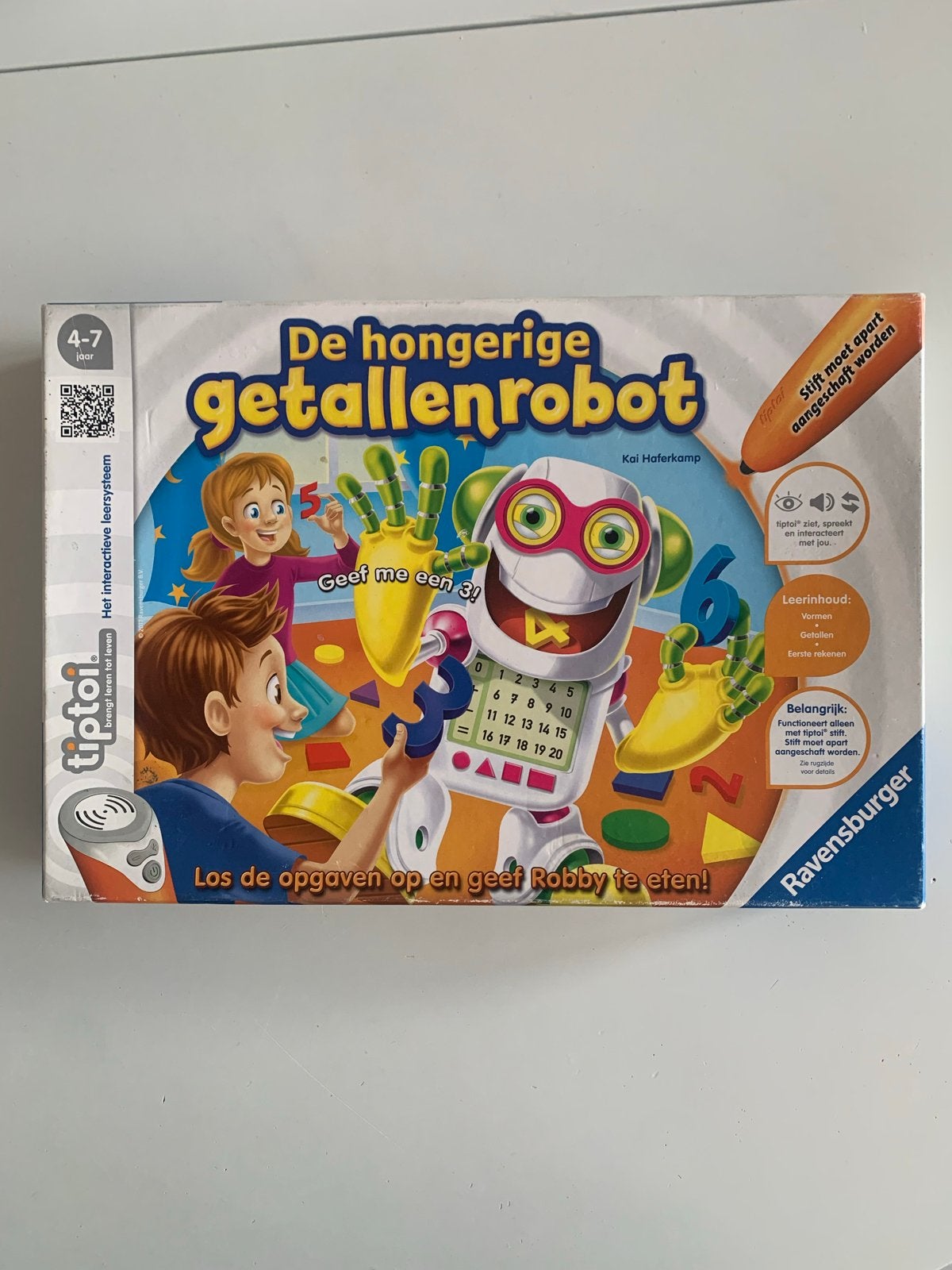 De Hongerige Getallenrobot - Ravensburger Tiptoi, Kinderen en Baby's, Ophalen of Verzenden, Gebruikt, Rekenen