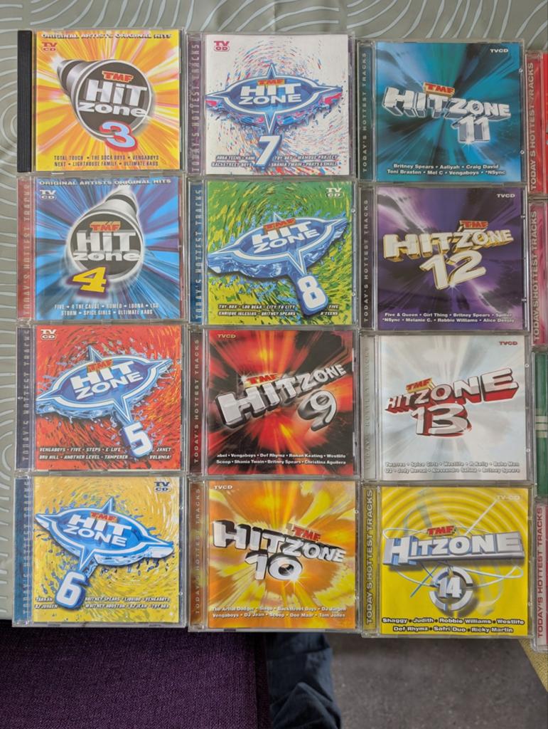 Grote collectie van 36 Hitzone albums, Cd's en Dvd's, Ophalen of Verzenden, Gebruikt