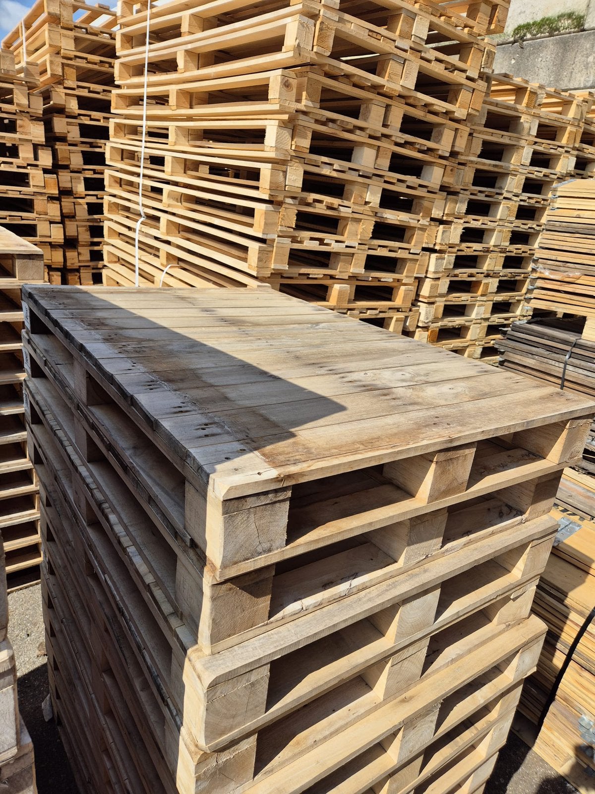 Partij (dichte) pallets - Afm 120x80 cm (50 stuks), Doe-het-zelf en Verbouw, Ophalen, Gebruikt, Minder dan 25 mm, Pallet