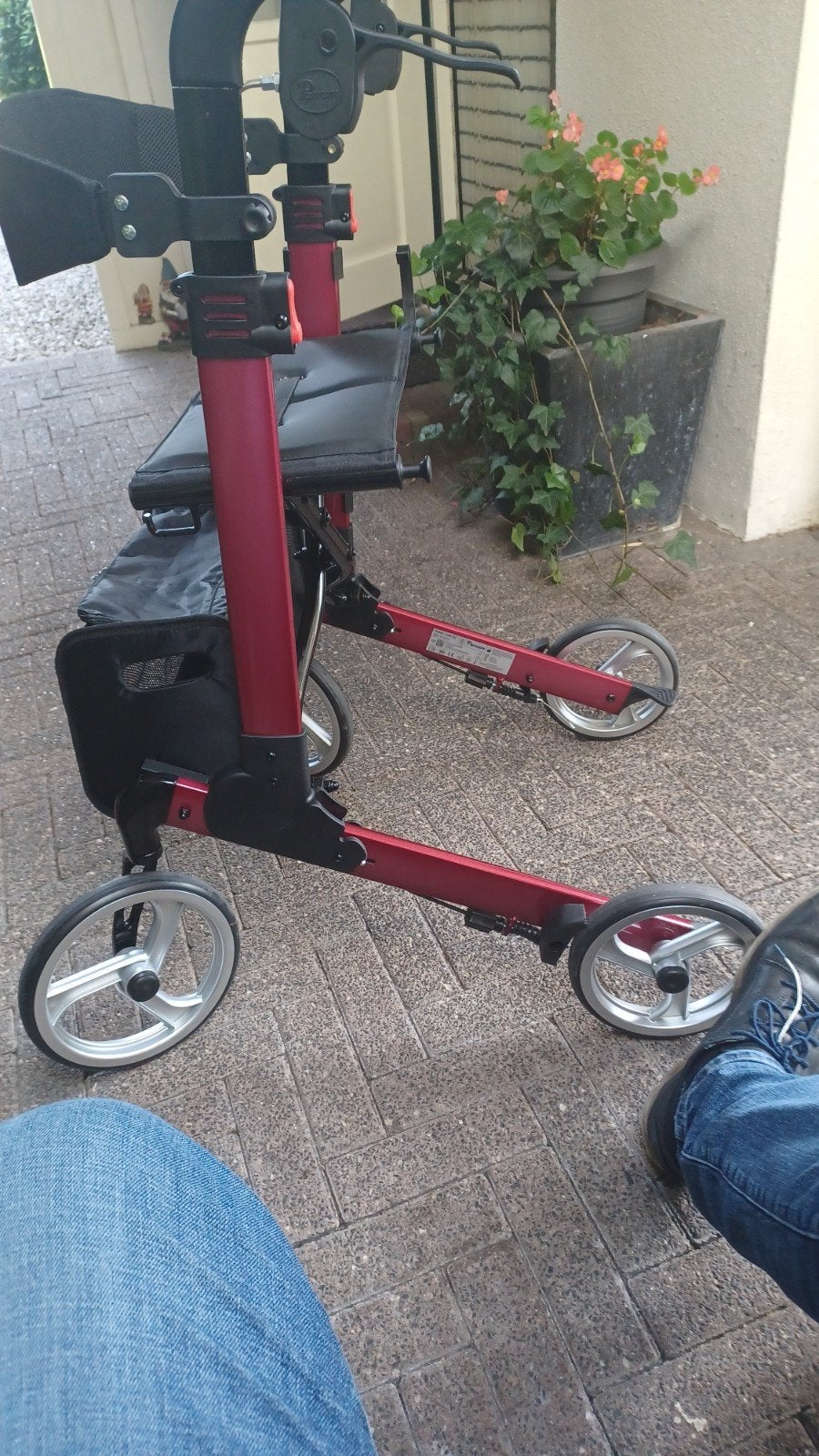 PARVUM LUXO DE LUXE ROLLATOR, Ophalen, Opvouwbaar, Nieuw
