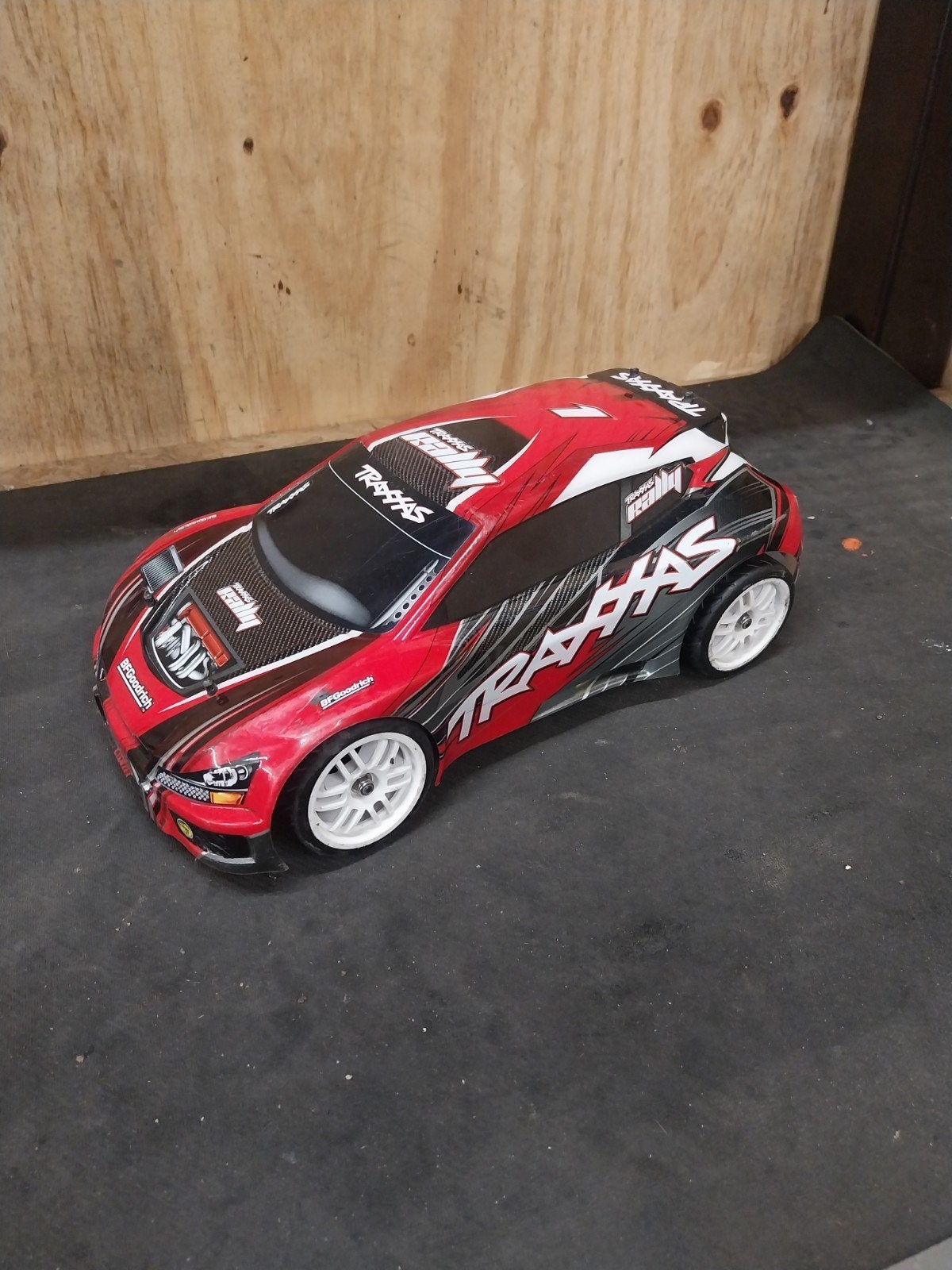 traxxas Rally 1/16 Vxl, Elektro, Ophalen of Verzenden, Zo goed als nieuw, RTR (Ready to Run)