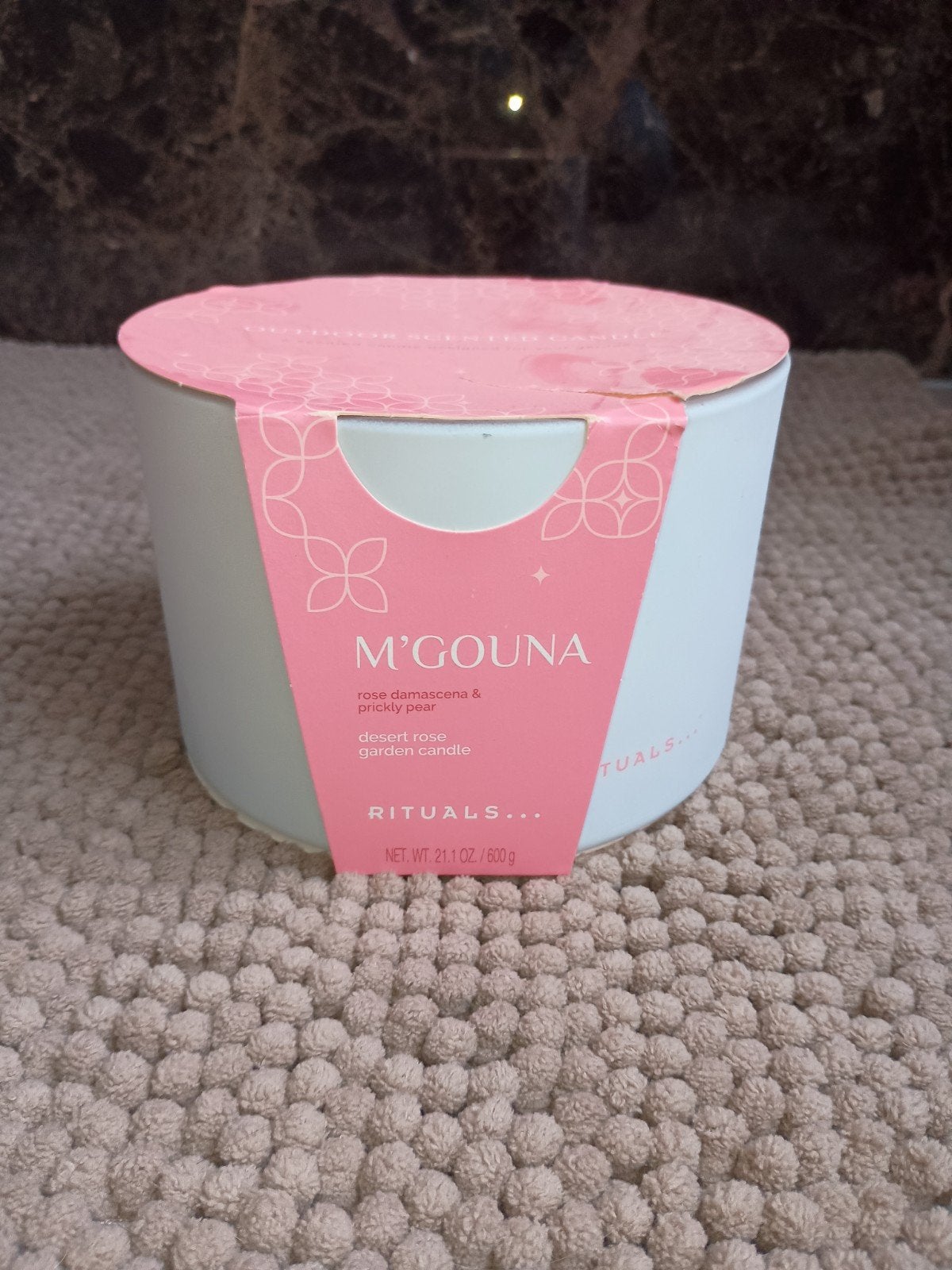 Rituals M'Gouna Desert Rose Garden Candle - Nieuw, Wit, Ophalen of Verzenden, Rituals, Kaars