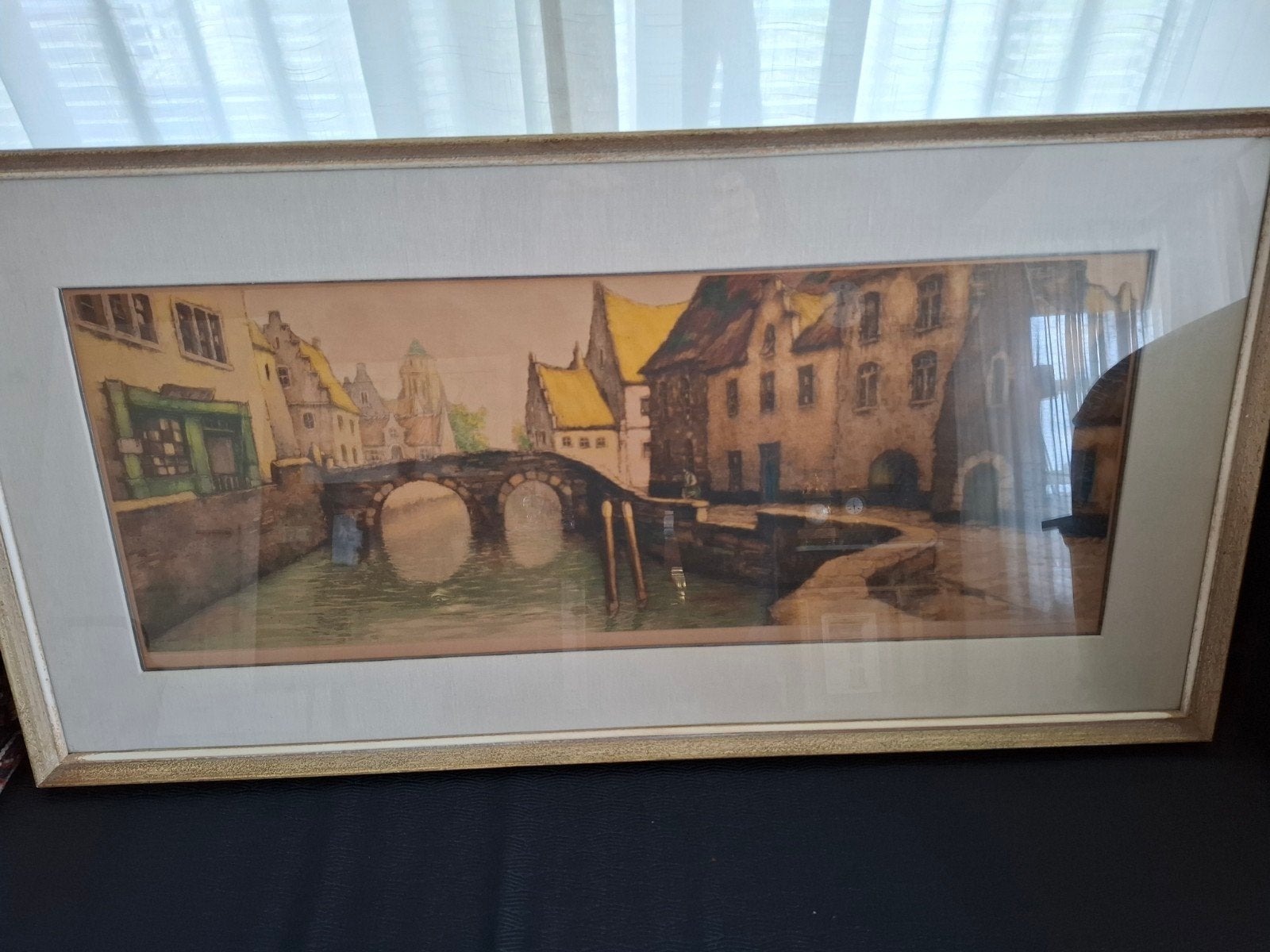 fraaie grote ets van Brugge, Ophalen of Verzenden
