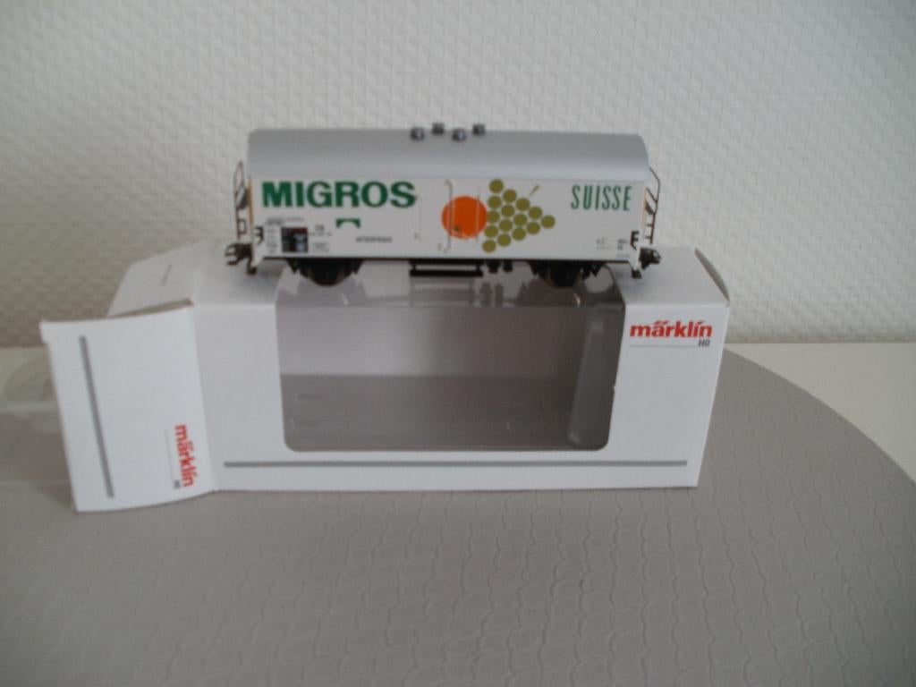 1xMarklin Ho Migros grote goederenwagon (DB) no 48150+ovp, Wisselstroom, Verzenden, Märklin, Nieuw