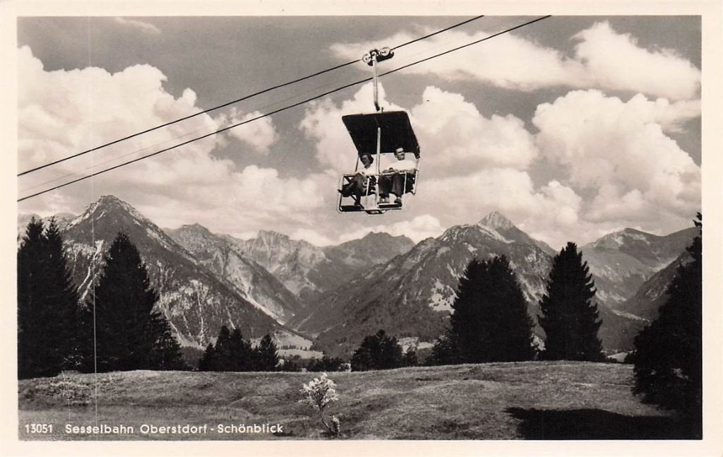 703-268-017 Sesselbahn Oberstdorf Schönblick, Verzenden, Voor 1920, Duitsland