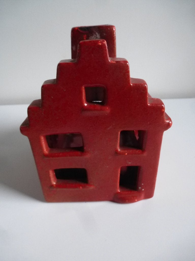 vintage kersthuisje, Diversen, Kerst, Ophalen of Verzenden, Gebruikt