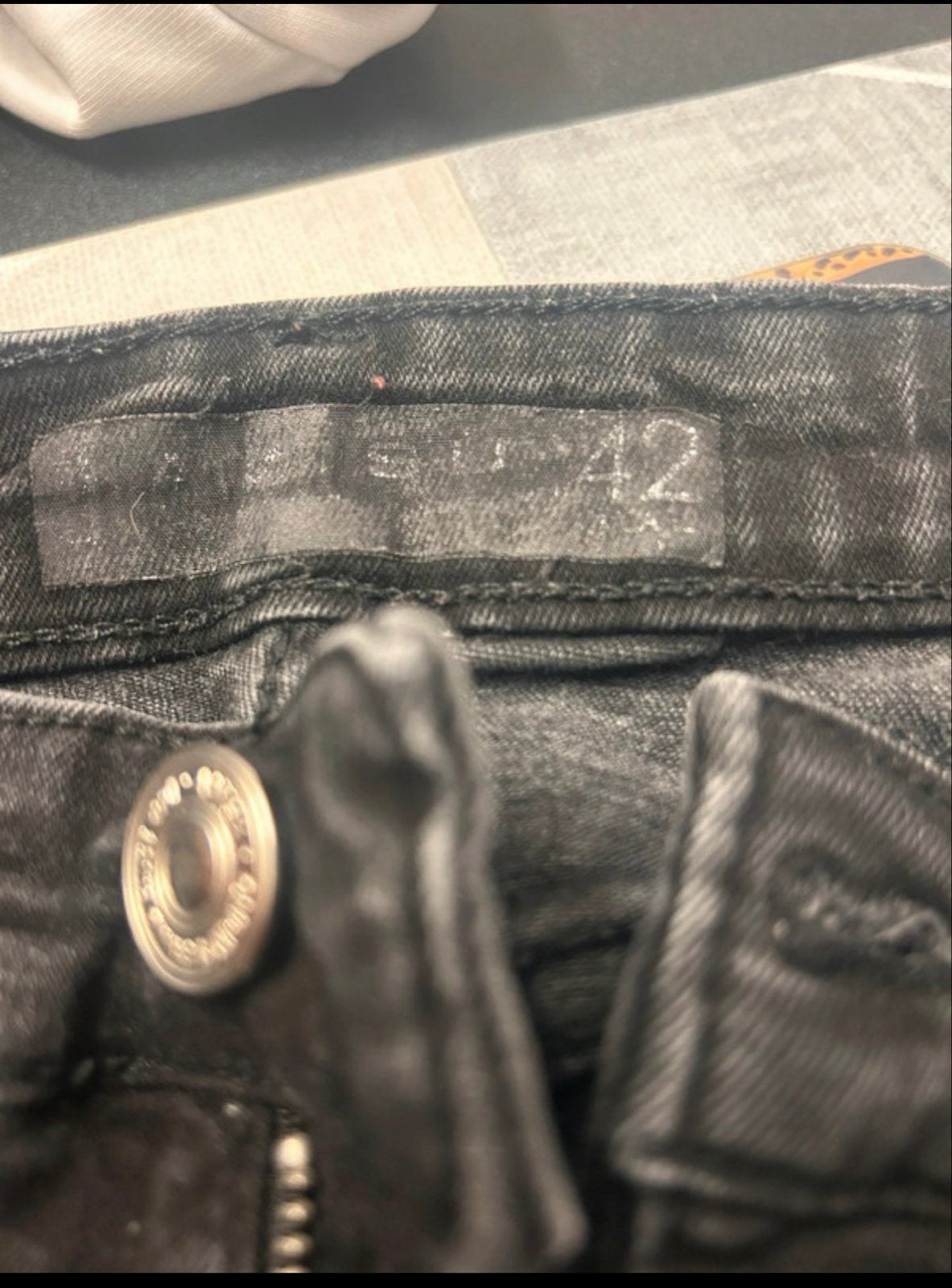 Zara broek maat 42, Ophalen of Verzenden, Gedragen, Zwart, W33 - W36 (confectie 42/44)