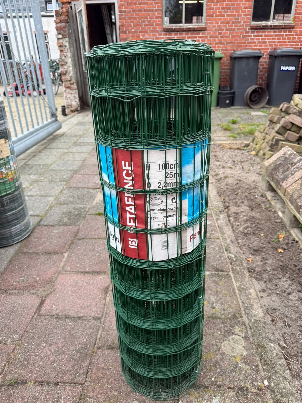 Betafence tuingaas 100 cm x 25 meter nieuwe rol, Ophalen, Zo goed als nieuw, 20 meter of meer
