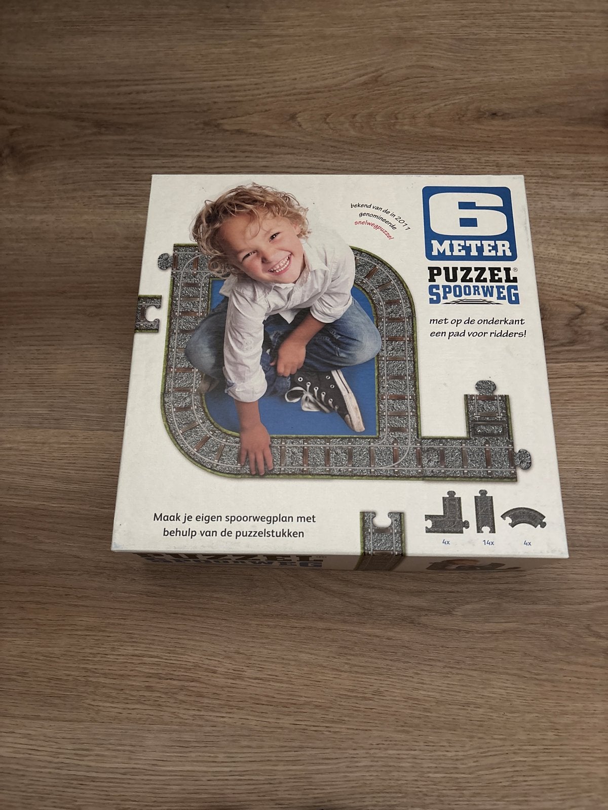 Jigsaw 6 Meter Puzzel Spoorweg - Treinbaan Puzzel, Ophalen, Zo goed als nieuw, Overige merken
