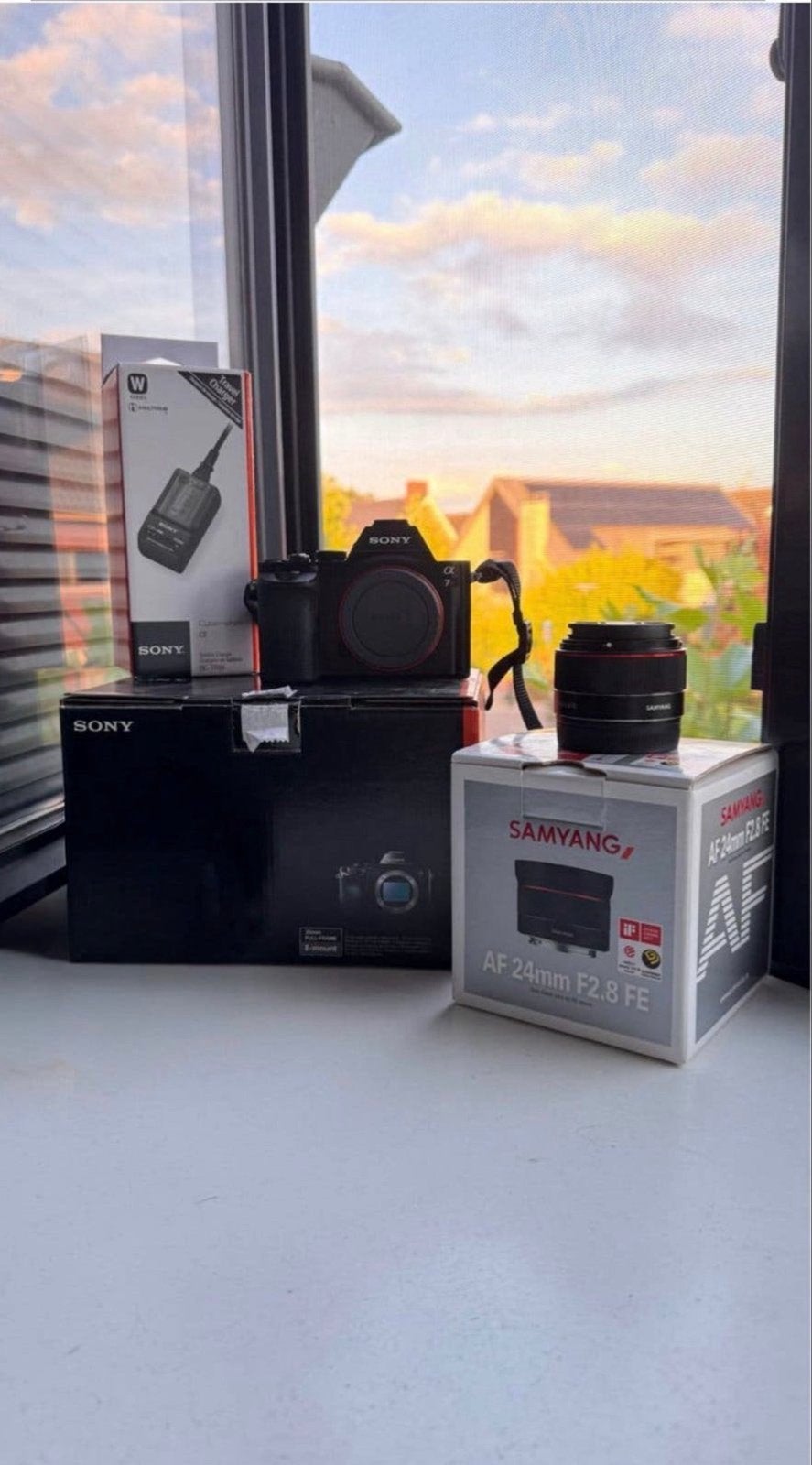 Sony A7r Mark 1 met Samyang 24mm F2.8 FE lens