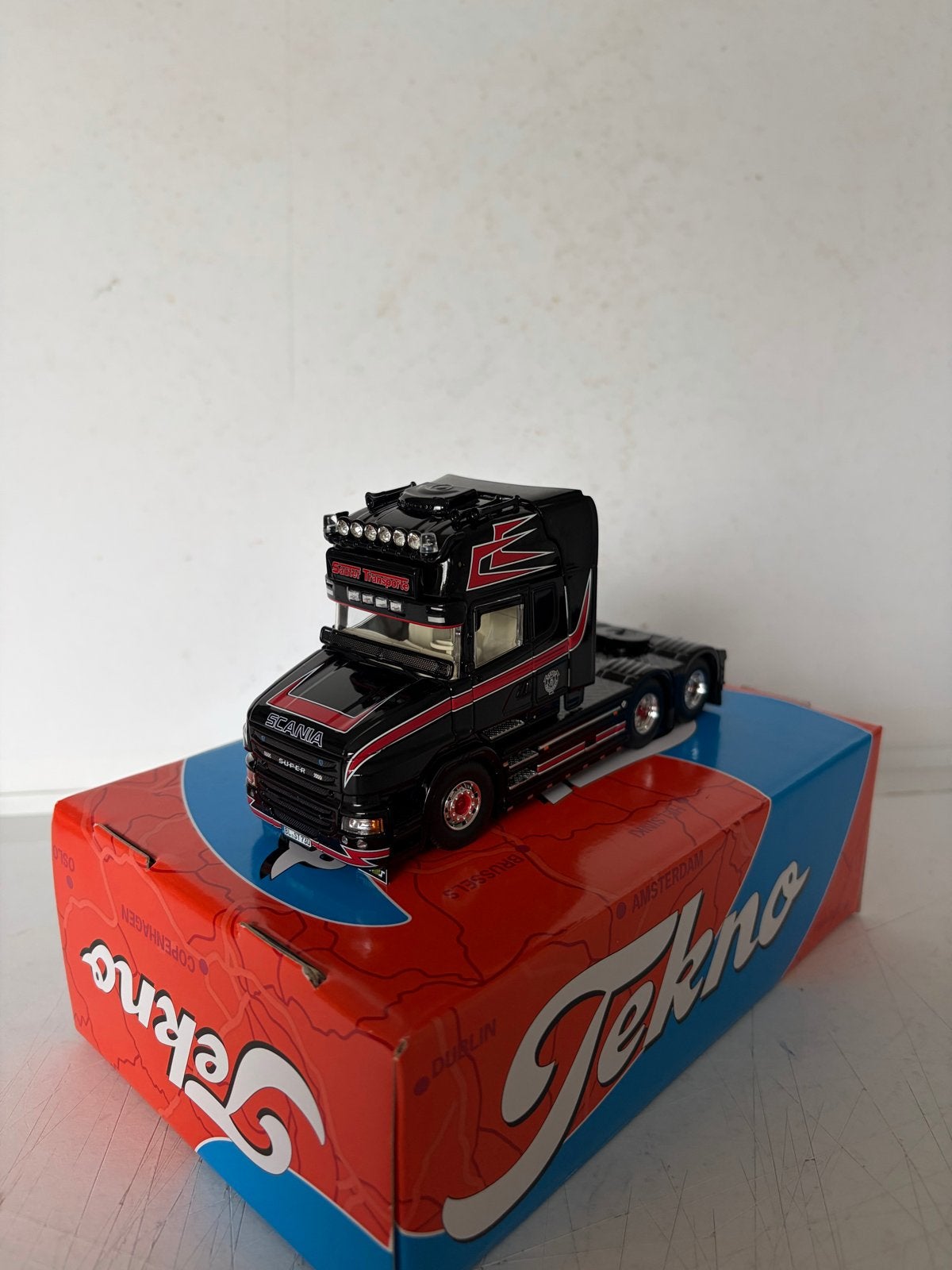 Tekno Scania Sauter Transporte Schaal 1:50, Verzenden, Nieuw