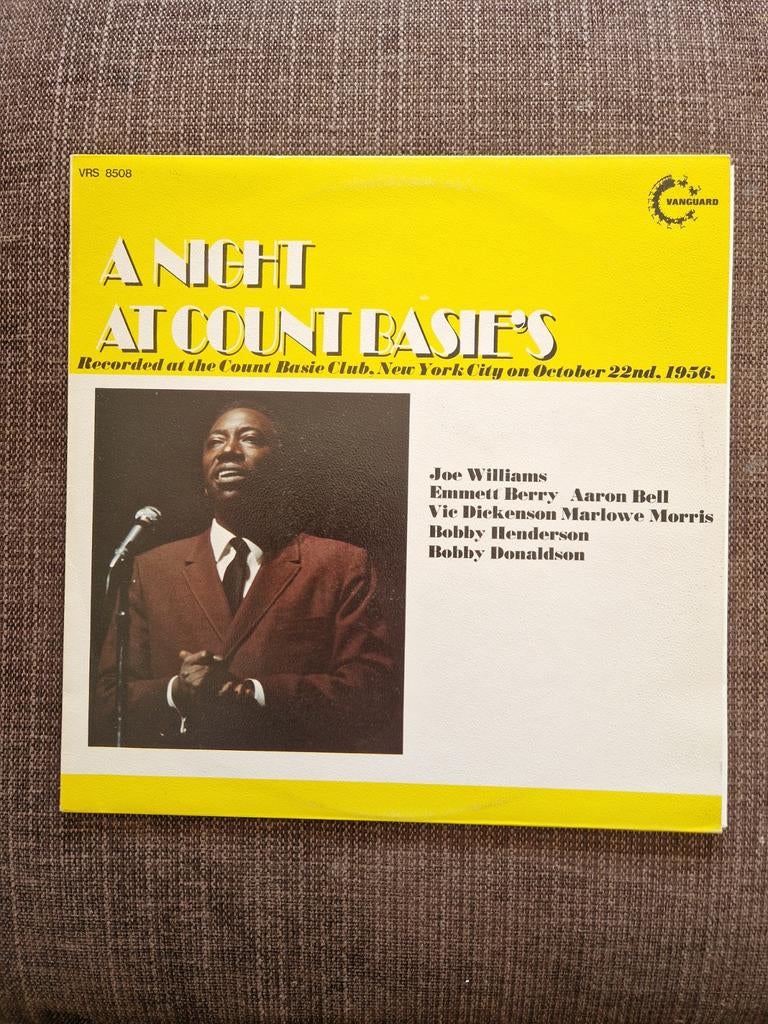 A Night At Count Basie's - Jazz LP uit 1956, Gebruikt, Originele persing, Ophalen of Verzenden, 1940 tot 1960
