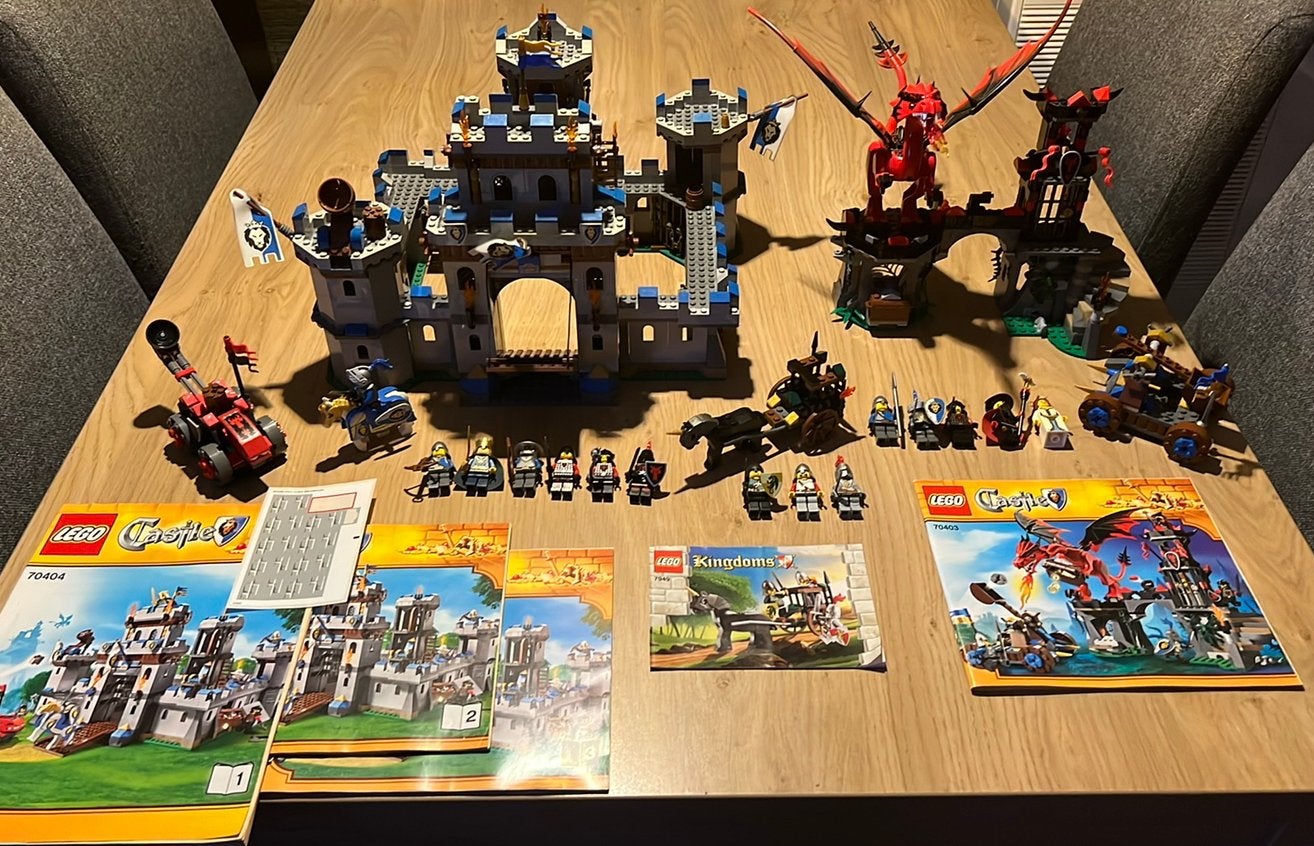 Lego Castle 70404 & 70403, Lego, Ophalen of Verzenden, Zo goed als nieuw, Compleet