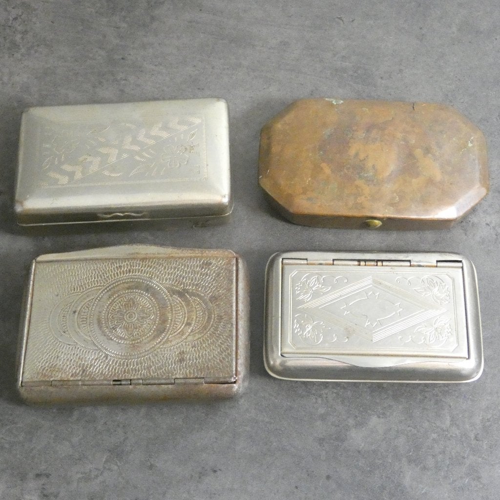 Vintage sigaretten of tabak doosjes [2030], Ophalen of Verzenden, Gebruikt, Tabaksdoos of Verpakking