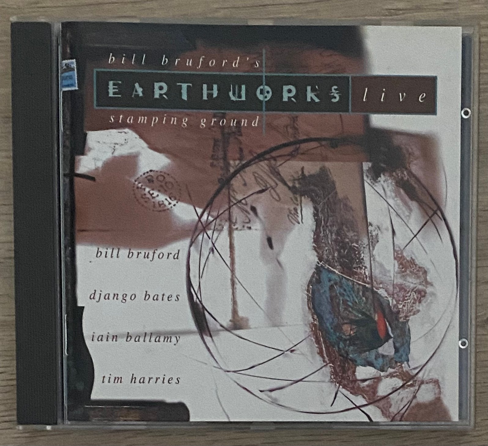Bill Bruford ( King Crimson Yes UK) Stamping Ground CD Live, Ophalen of Verzenden, Zo goed als nieuw