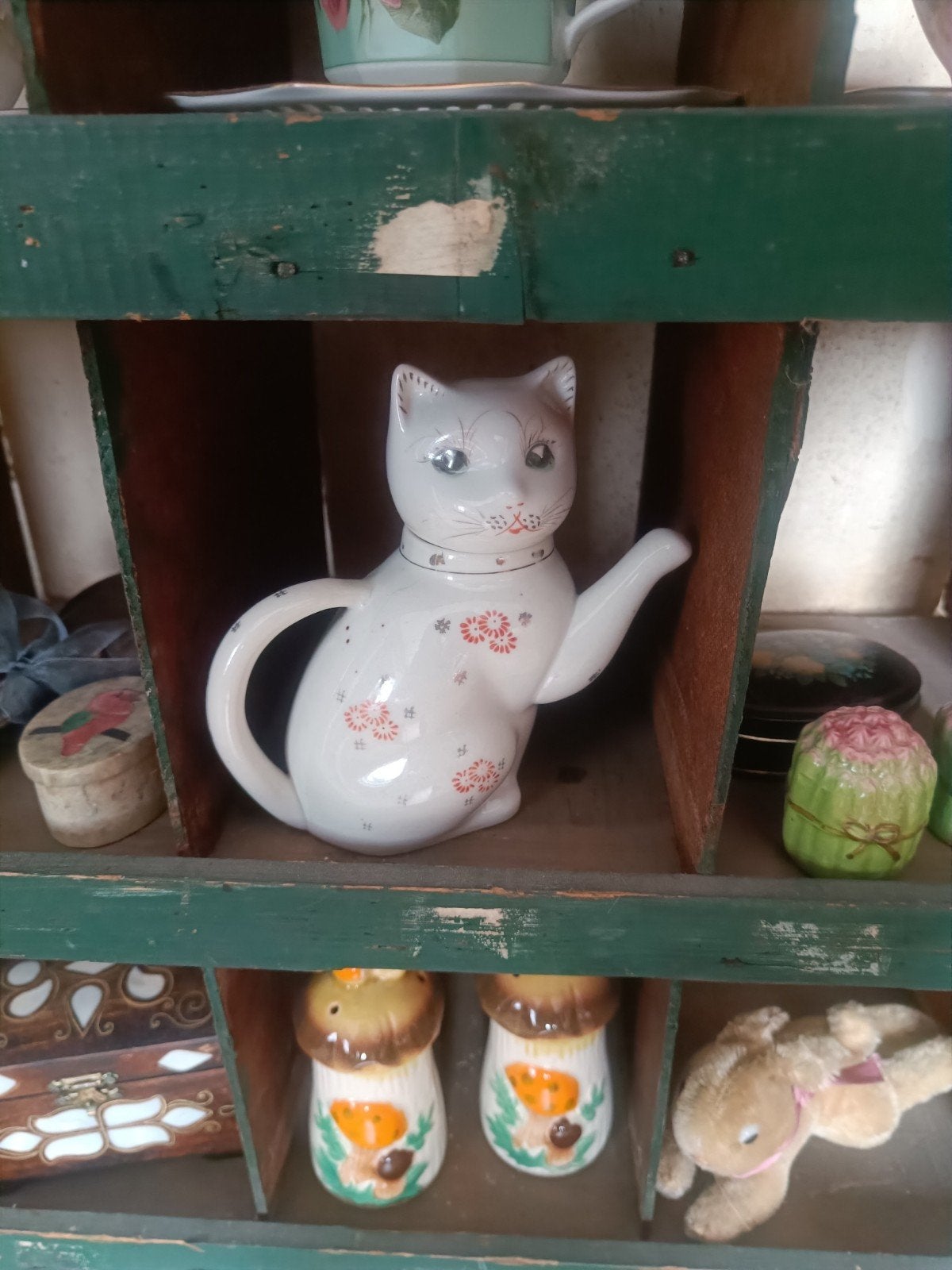 Leuke Katten Theepot - Vintage Stijl, Ophalen of Verzenden