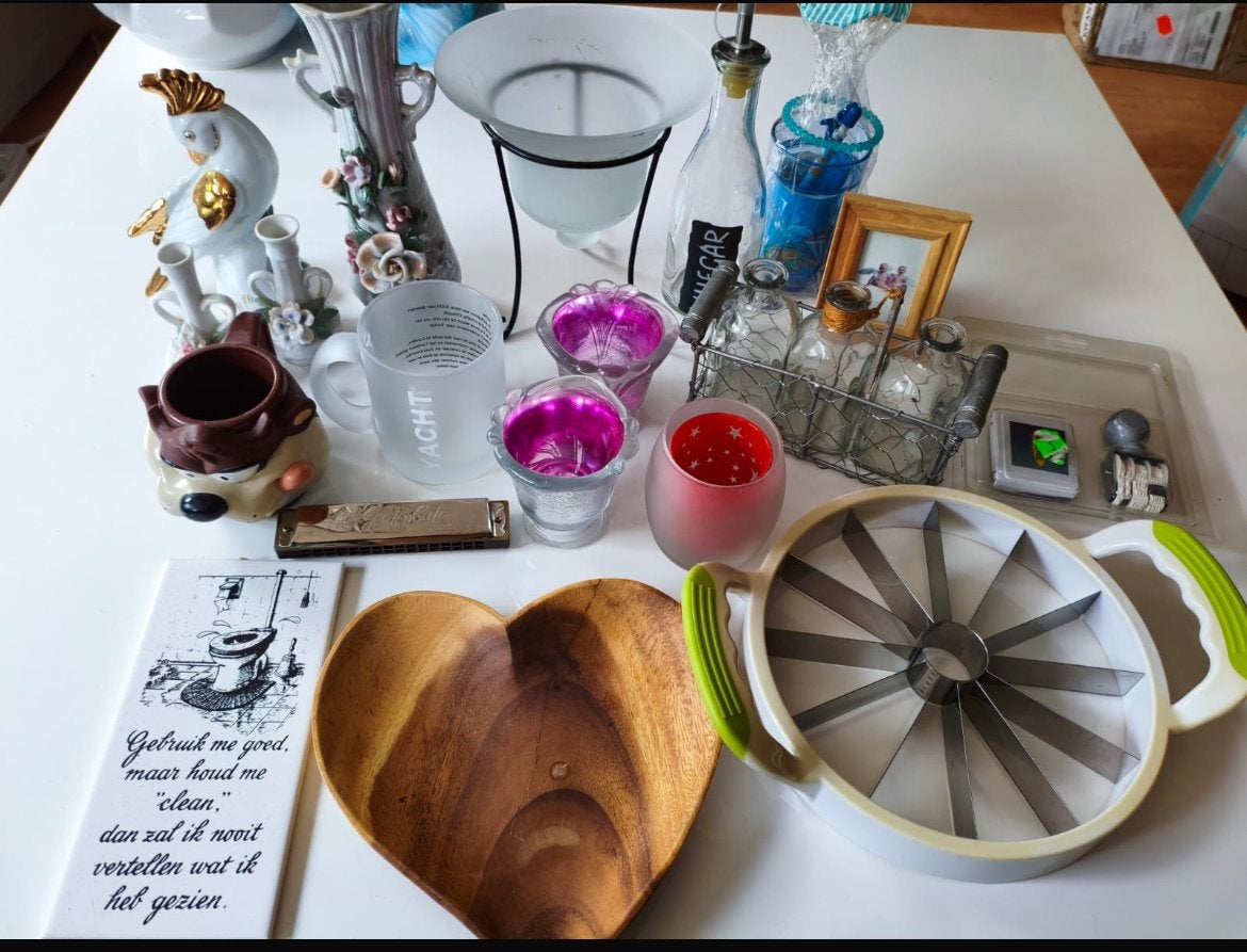 Diverse decoratie en keukenartikelen, Huis en Inrichting, Woonaccessoires | Overige, Ophalen, Meerkleurig, Overige materialen