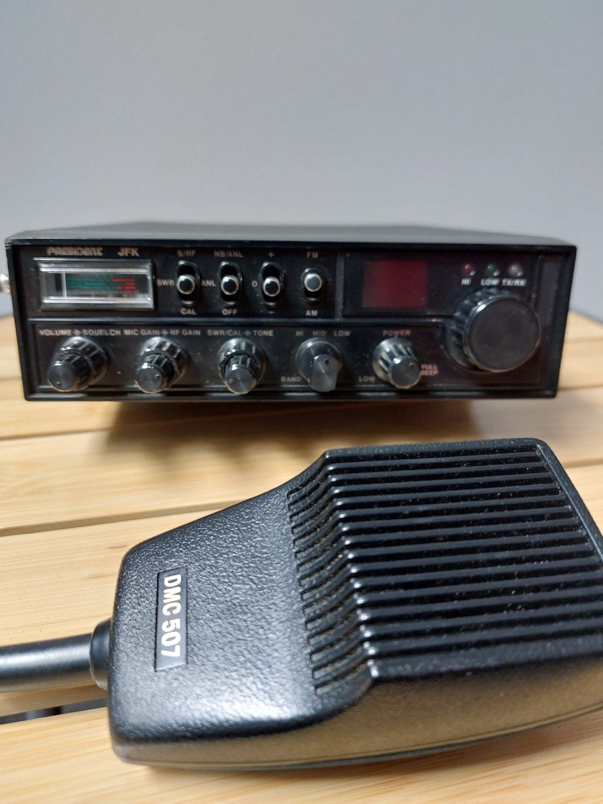 President JFK CB-radio met microfoon en externe speaker, Ophalen of Verzenden, Gebruikt, Zender en Ontvanger