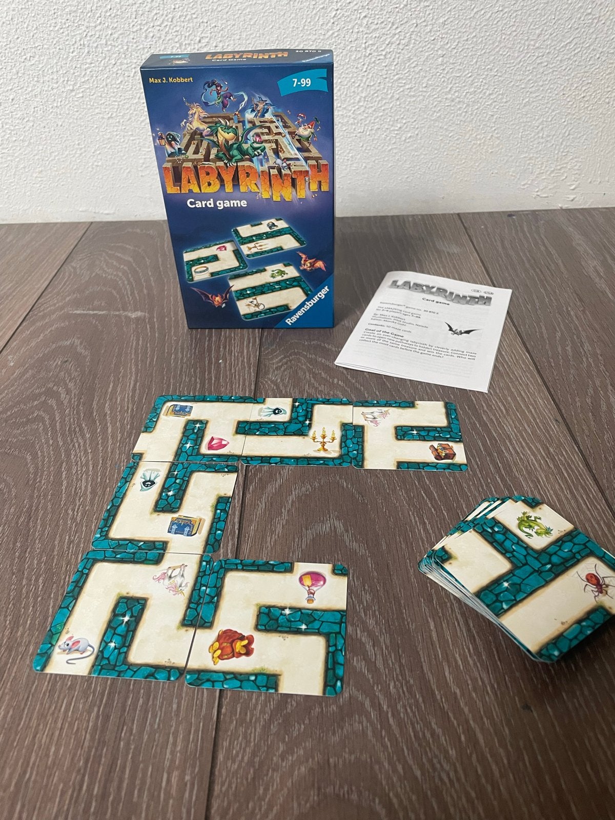 Labyrinth Card Game - Ravensburger, Een of twee spelers, Ophalen of Verzenden, Gebruikt