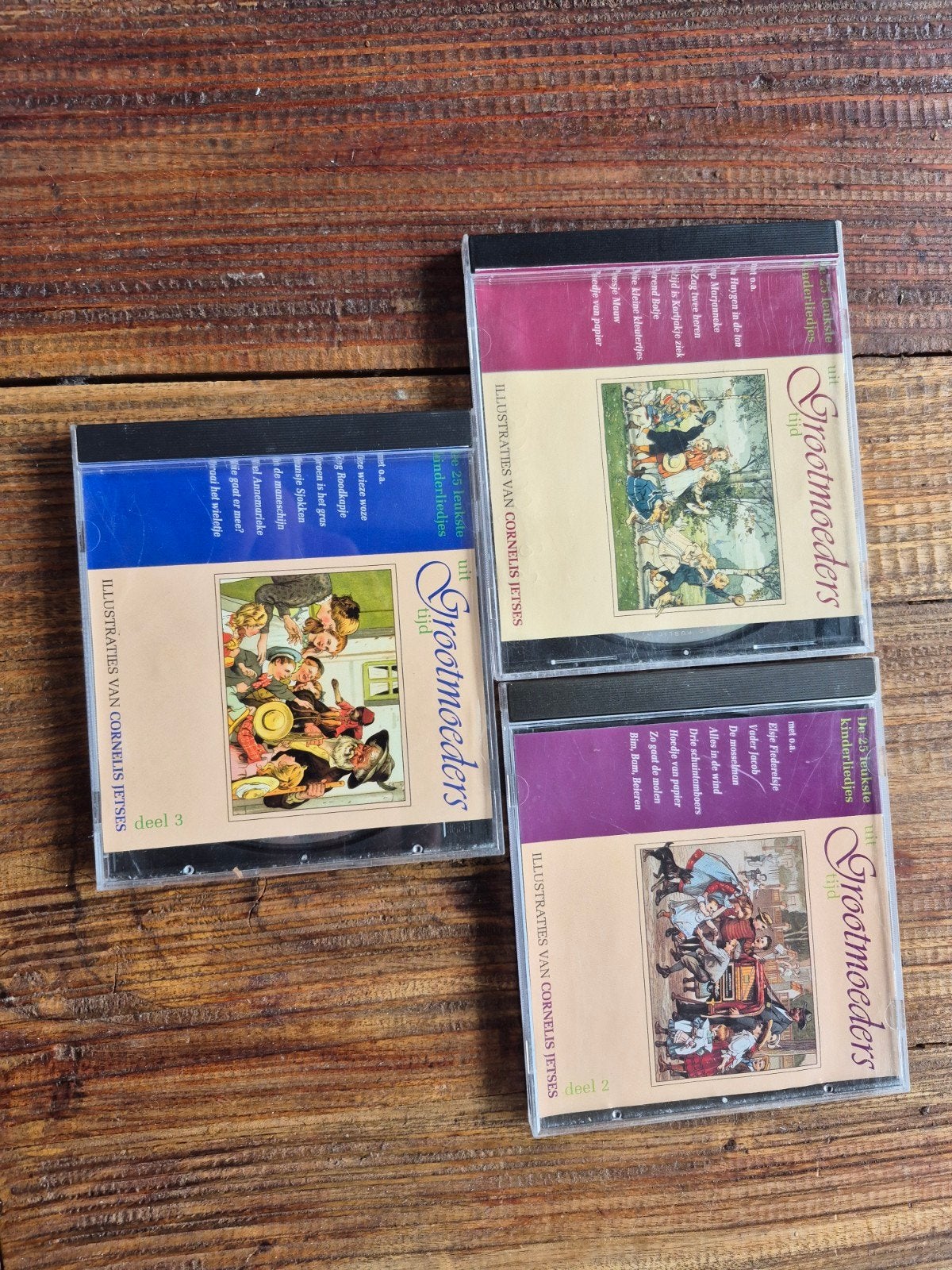 3x CD's Liedjes uit Grootmoeders Tijd - Deel 1, 2 en 3, Ophalen of Verzenden, Gebruikt, Muziek, 6 tot 9 jaar
