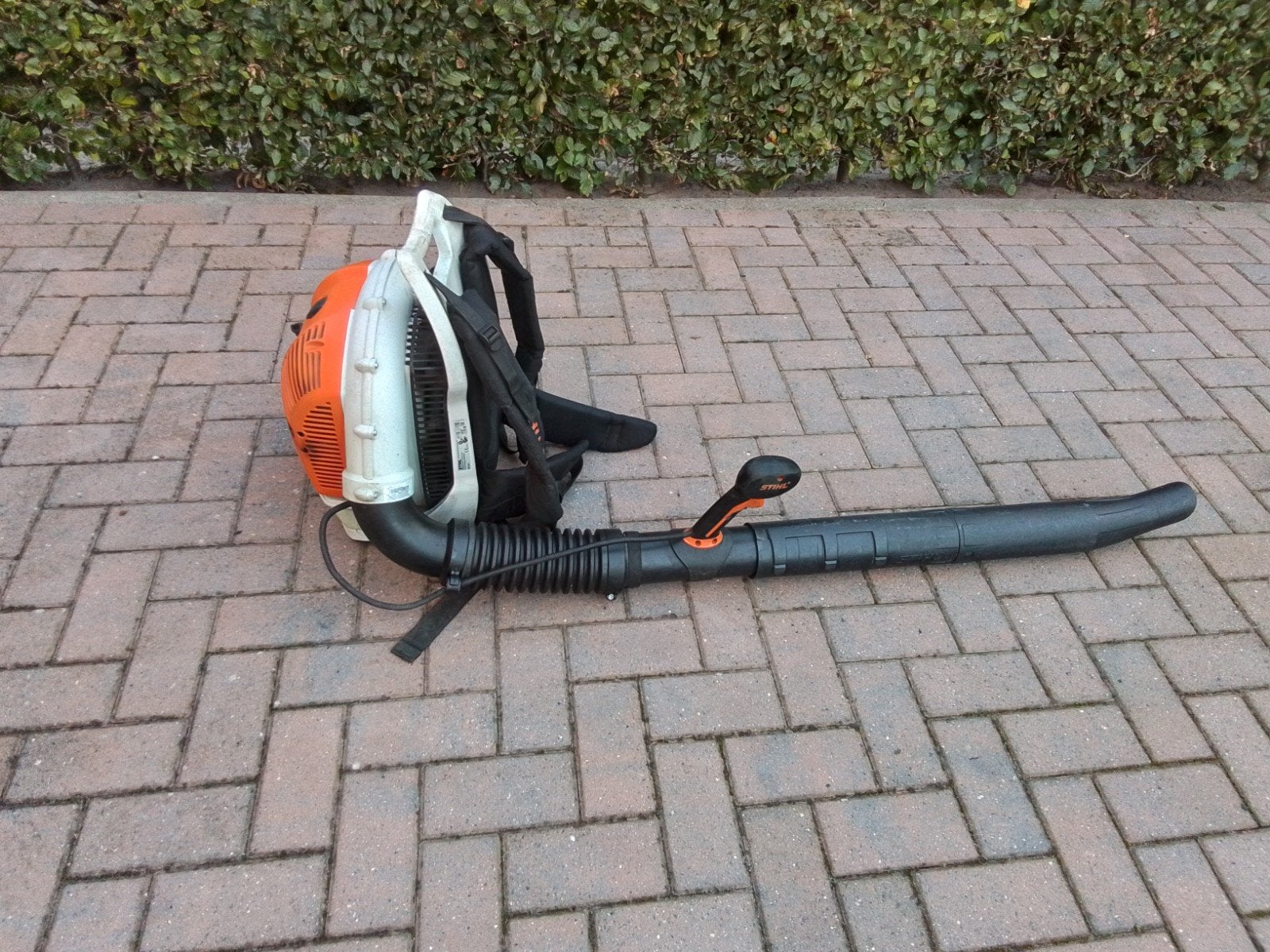 Stihl br 600 bladblazer, Tuin en Terras, Ophalen, Gebruikt, Benzine